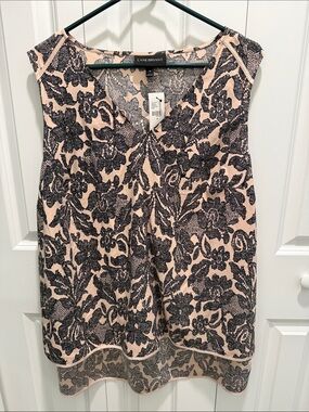 Lane Bryant Blush Pink Sleeveless Top